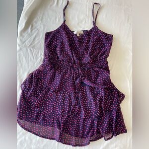 3 layer flirty ruffle spaghetti strap dress.